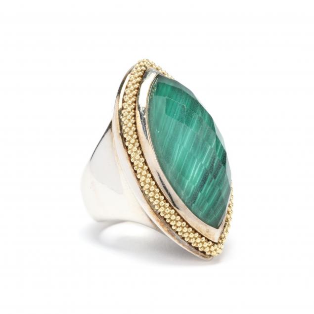 18kt-gold-and-sterling-caviar-gemstone-ring-lagos
