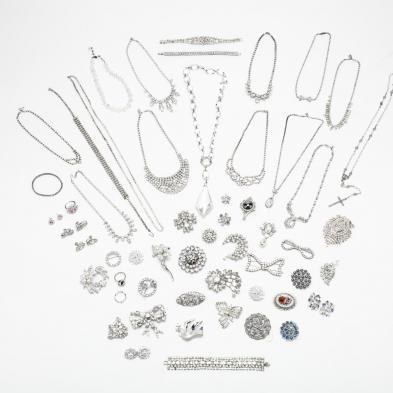 group-of-rhinestone-costume-jewelry