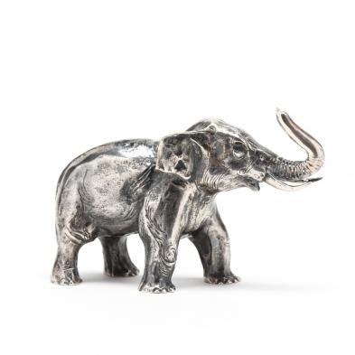 a-sterling-siver-miniature-elephant-by-s-kirk-son