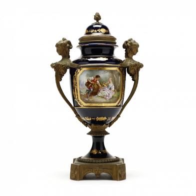 sevres-style-mantel-urn-artist-signed