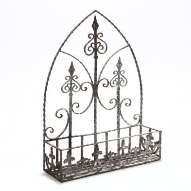 vintage-wrought-iron-wall-planter