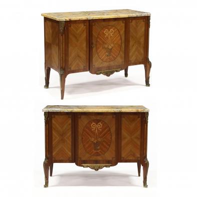 pair-of-louis-xv-style-inlaid-marble-top-commodes