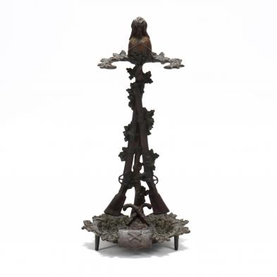 antique-military-theme-cast-iron-umbrella-stand