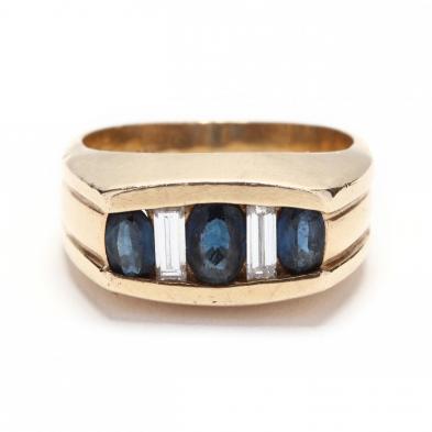 14kt-gold-diamond-and-sapphire-ring