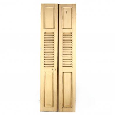 pair-of-large-antique-louvered-doors