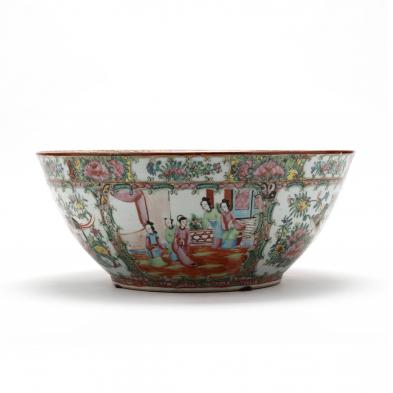 large-chinese-export-rose-medallion-punch-bowl