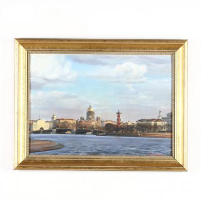 victor-sofronov-russian-b-1961-neva-river-in-st-petersburg