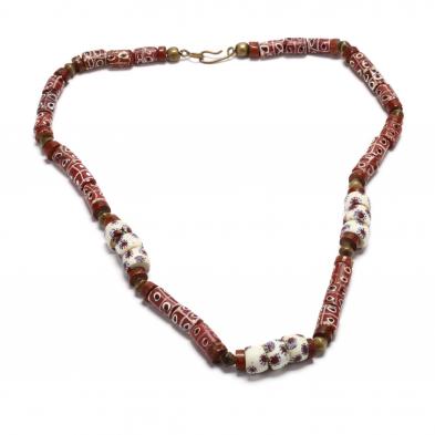 african-trade-bead-necklace