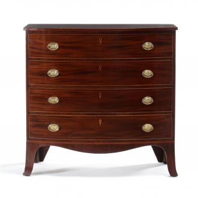 new-england-federal-inlaid-mahogany-bowfront-chest-of-drawers