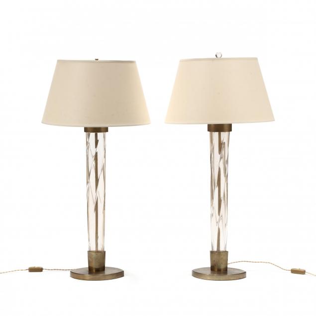 pair-of-vintage-venini-glass-table-lamps