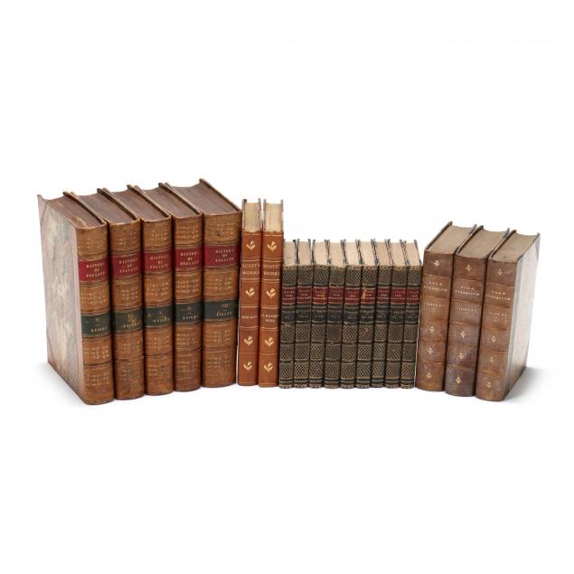 leather-bound-english-books-from-four-sets