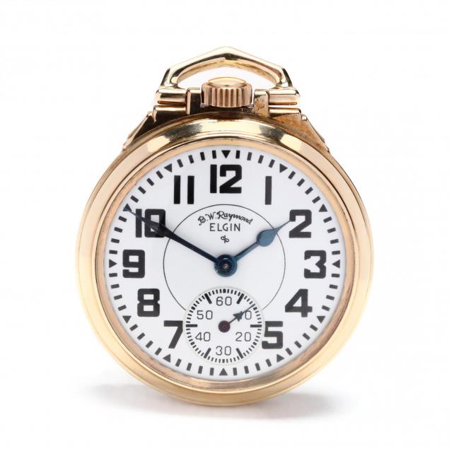vintage-10kt-gold-filled-open-face-b-f-raymond-pocket-watch-elgin