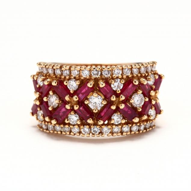 14kt-gold-diamond-and-ruby-ring