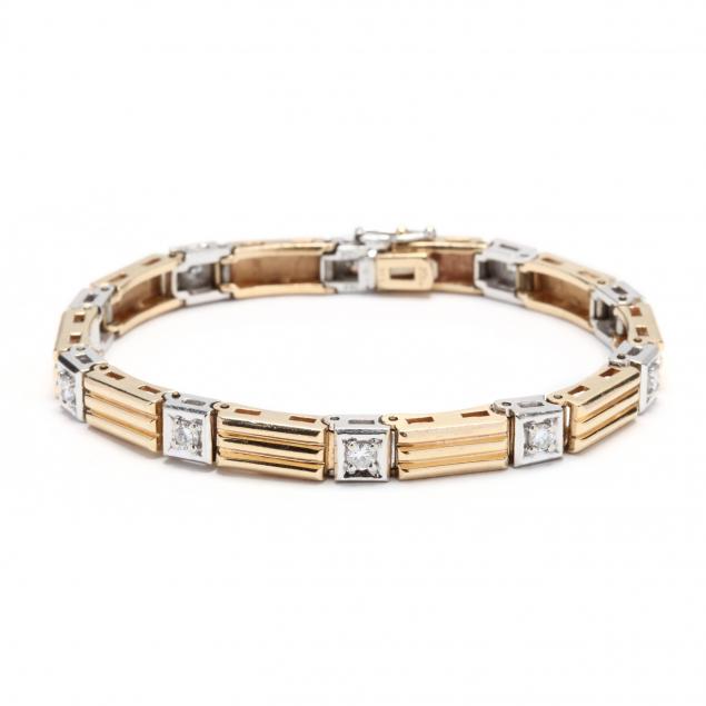 14kt-bi-color-gold-diamond-bracelet