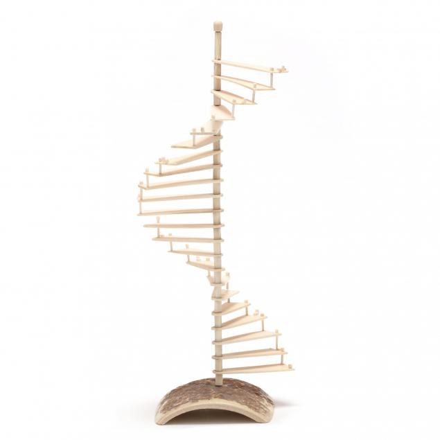 carved-mammoth-ivory-spiral-staircase