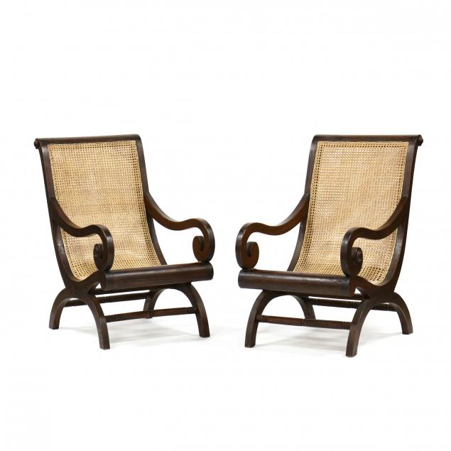 pair-of-mahogany-campeche-armchairs
