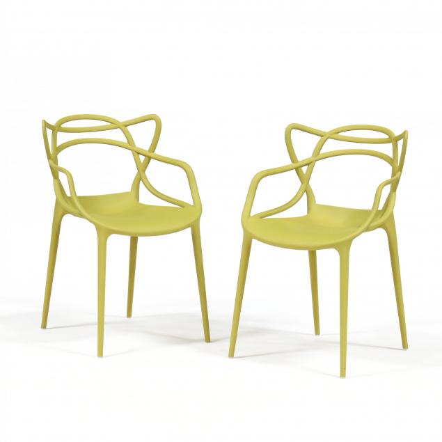 philippe-starck-and-eugeni-quitlet-pair-of-masters-chairs