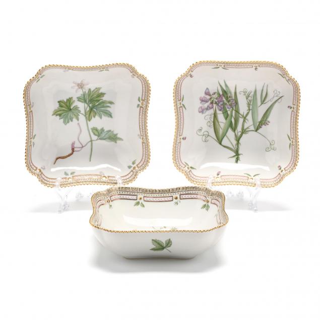 three-royal-copenhagen-porcelain-vegetable-serving-bowls