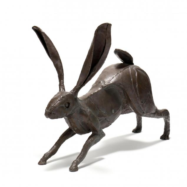 karen-paden-crouch-nc-welded-bronze-rabbit-sculpture