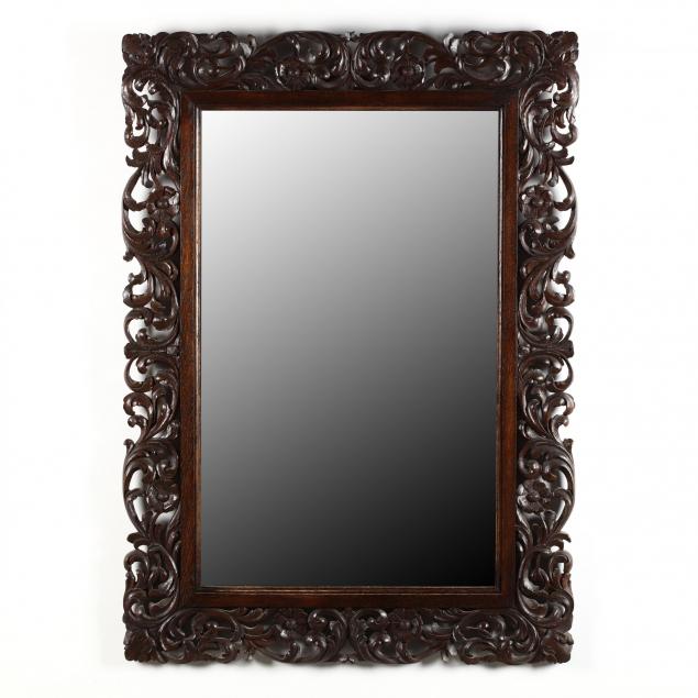 continental-carved-oak-mirror