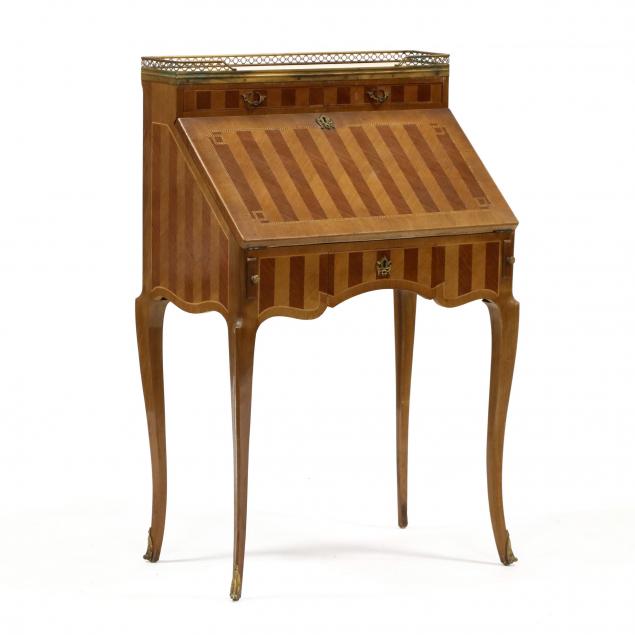 french-parquetry-inlaid-marble-top-writing-desk