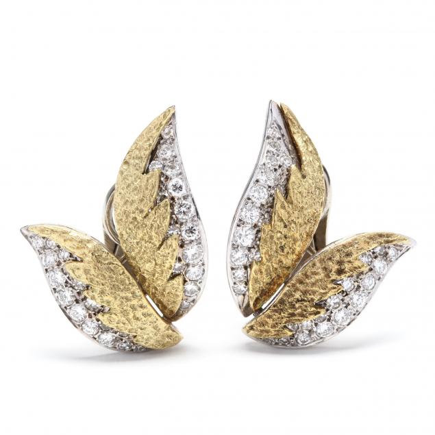 18kt-bi-color-gold-diamond-earrings