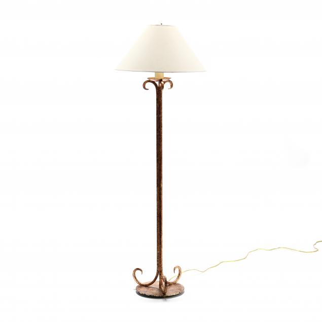 designer-gilt-iron-floor-lamp