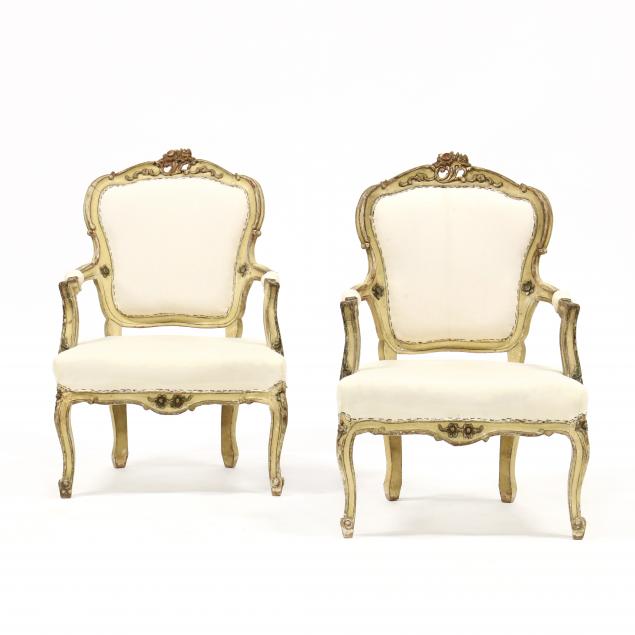pair-of-louis-xv-style-carved-and-painted-fauteuil