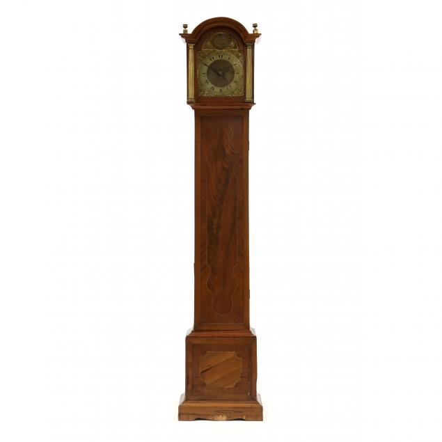 antique-english-inlaid-tall-case-clock