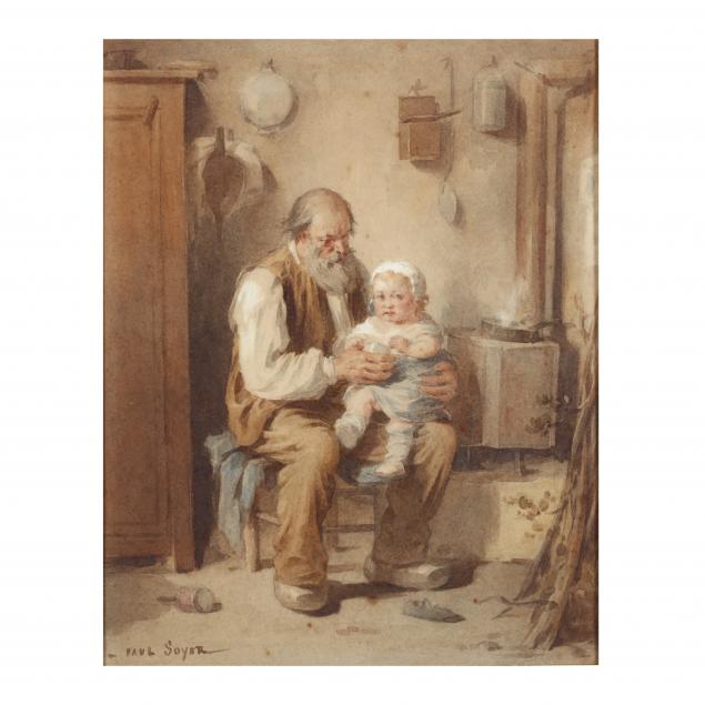 paul-soyer-french-1823-1903-grandfather-and-grandson