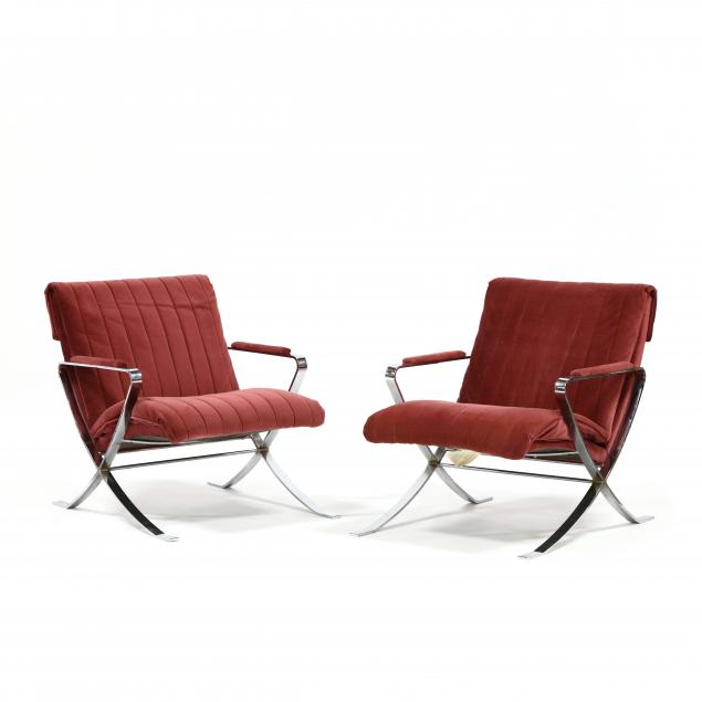 pair-of-mid-century-chrome-armchairs