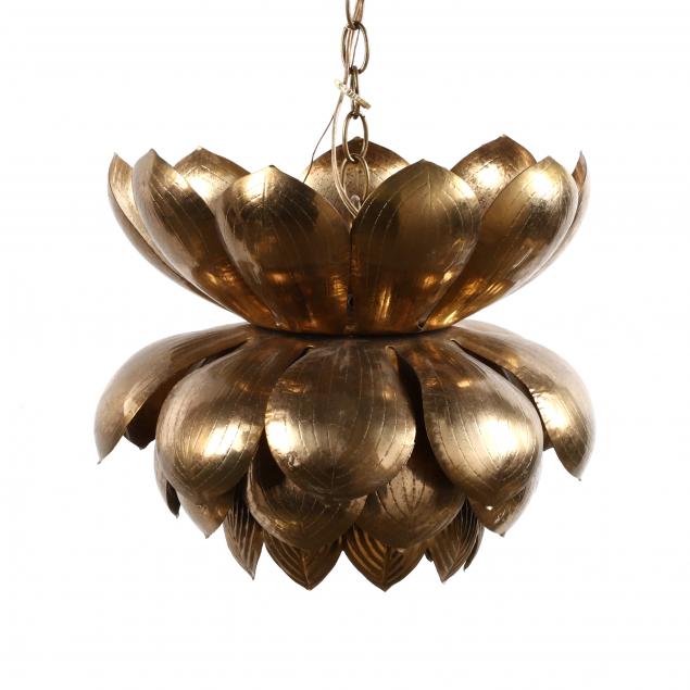 att-feldman-vintage-brass-lotus-hanging-light
