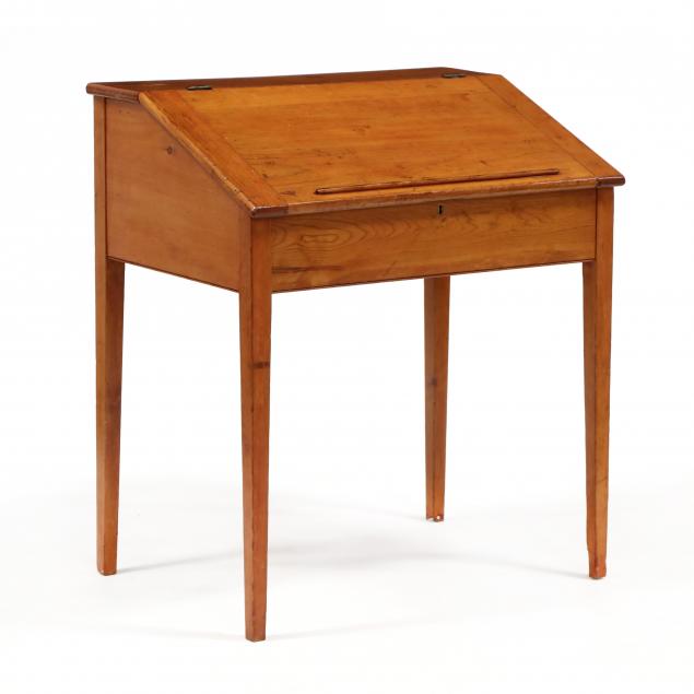 antique-american-pine-slant-front-desk