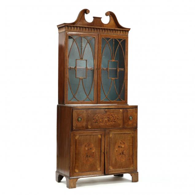 adams-marquetry-inlaid-mahogany-bookcase-butler-s-desk