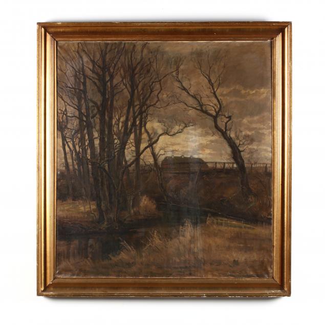 an-antique-continental-nocturne-landscape-painting