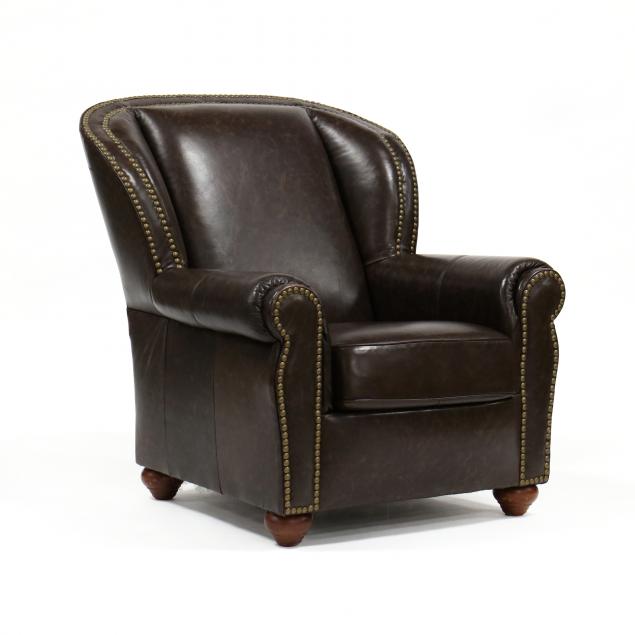 contemporary-leather-upholstered-club-chair