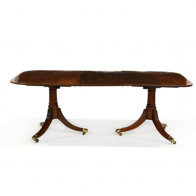federal-style-mahogany-double-pedestal-dining-table