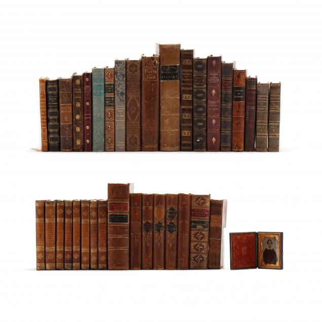 lot-of-35-antique-books-in-attractive-bindings-and-an-ambrotype