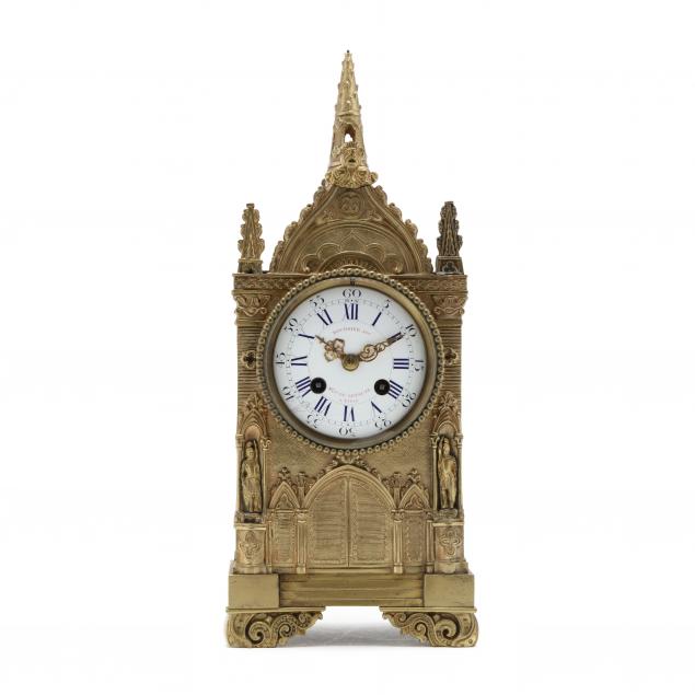 gilt-brass-steeple-form-bracket-clock-japy-freres