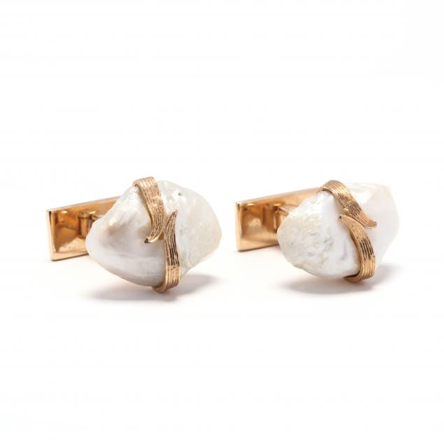 14kt-gold-and-pearl-cufflinks-ruser
