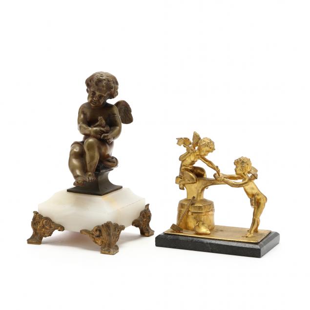 two-vintage-cabinet-sculptures-of-cupid