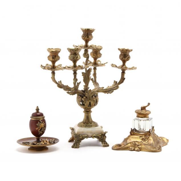three-antique-french-desk-accessories