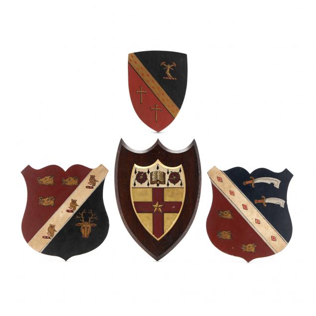 set-of-four-vintage-heraldic-crests