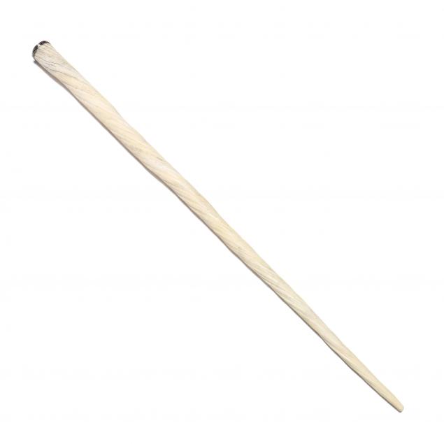 narwhal-tusk-silver-topped-cane