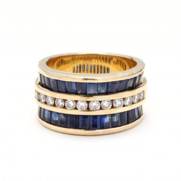 18kt-gold-diamond-and-sapphire-ring-charles-krypell