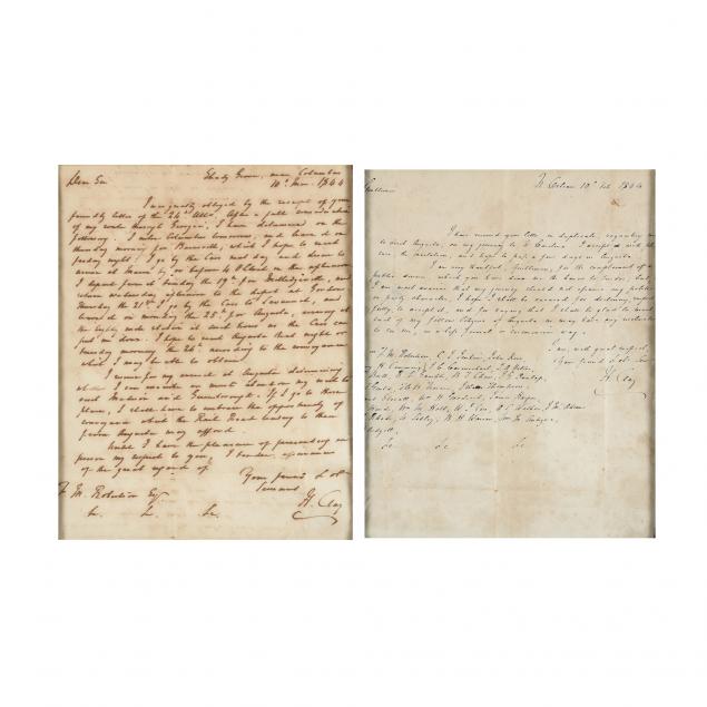 two-autograph-letters-signed-by-henry-clay-during-his-1844-presidential-bid
