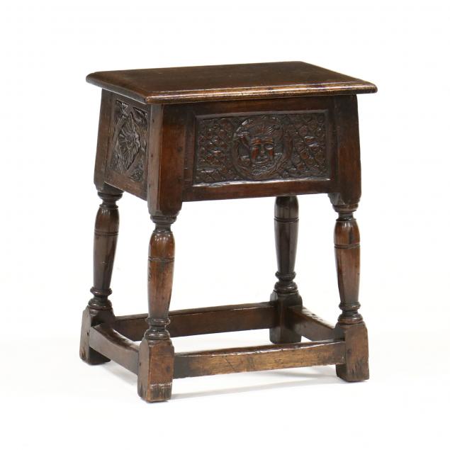 william-and-mary-style-carved-oak-storage-table
