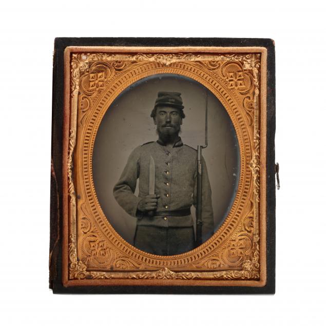 double-armed-north-carolina-confederate-soldier-in-sixth-plate-ambrotype