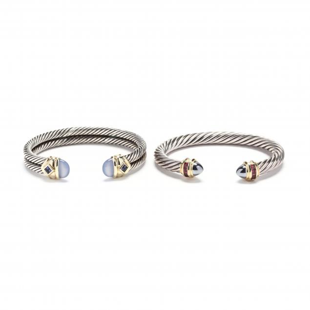 two-sterling-silver-and-14kt-gold-gem-set-bracelets-david-yurman