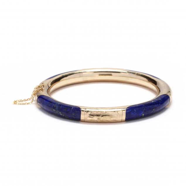 14KT Gold and Lapis Bracelet (Lot 1067 - Fashion, Fine Jewelry ...